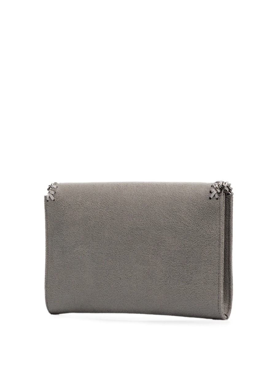 Geanta tip postas Stella McCartney falabella gri din poliuretan - Img 2