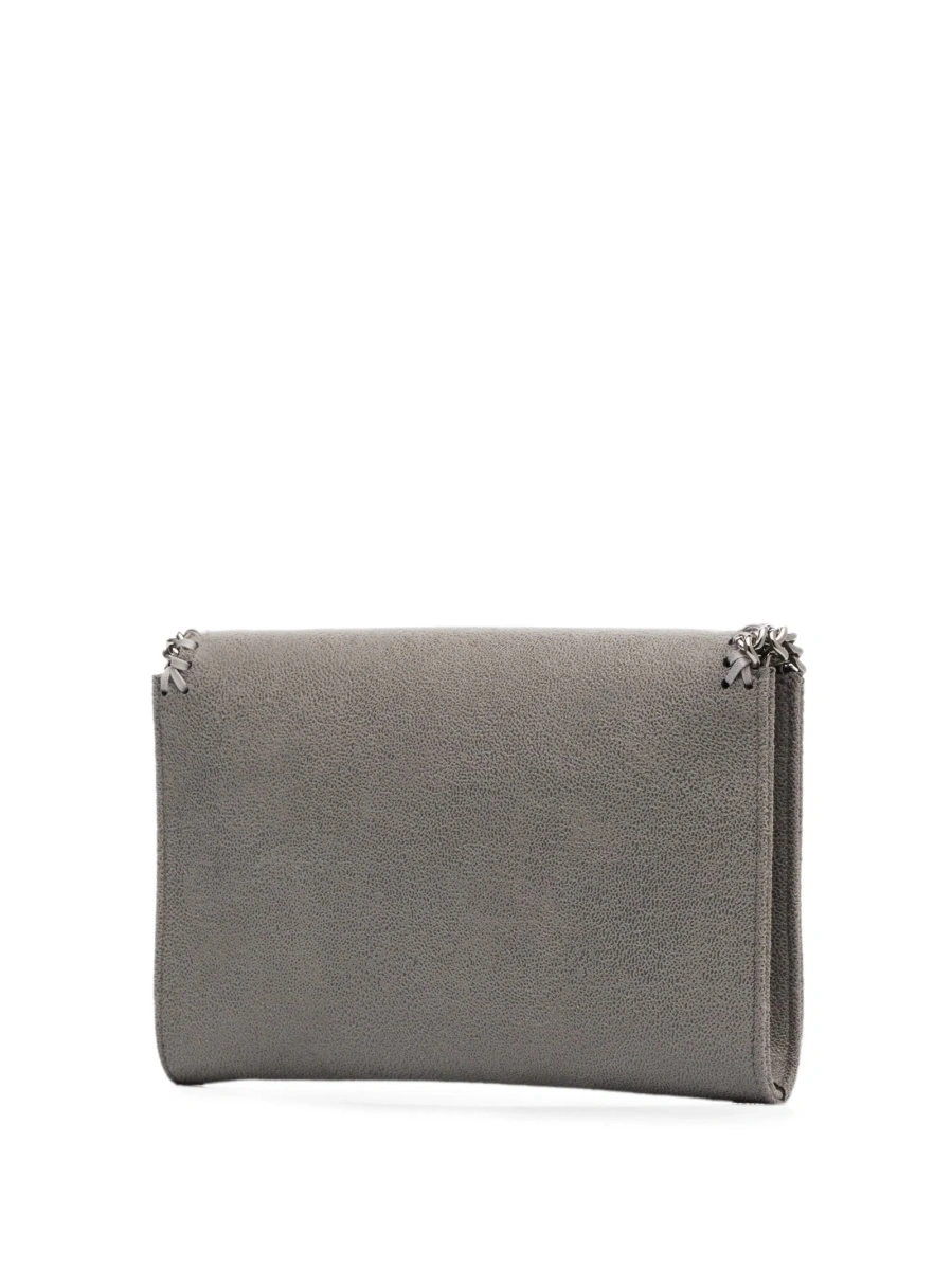 Geanta tip postas Stella McCartney falabella gri din poliuretan - Img 2