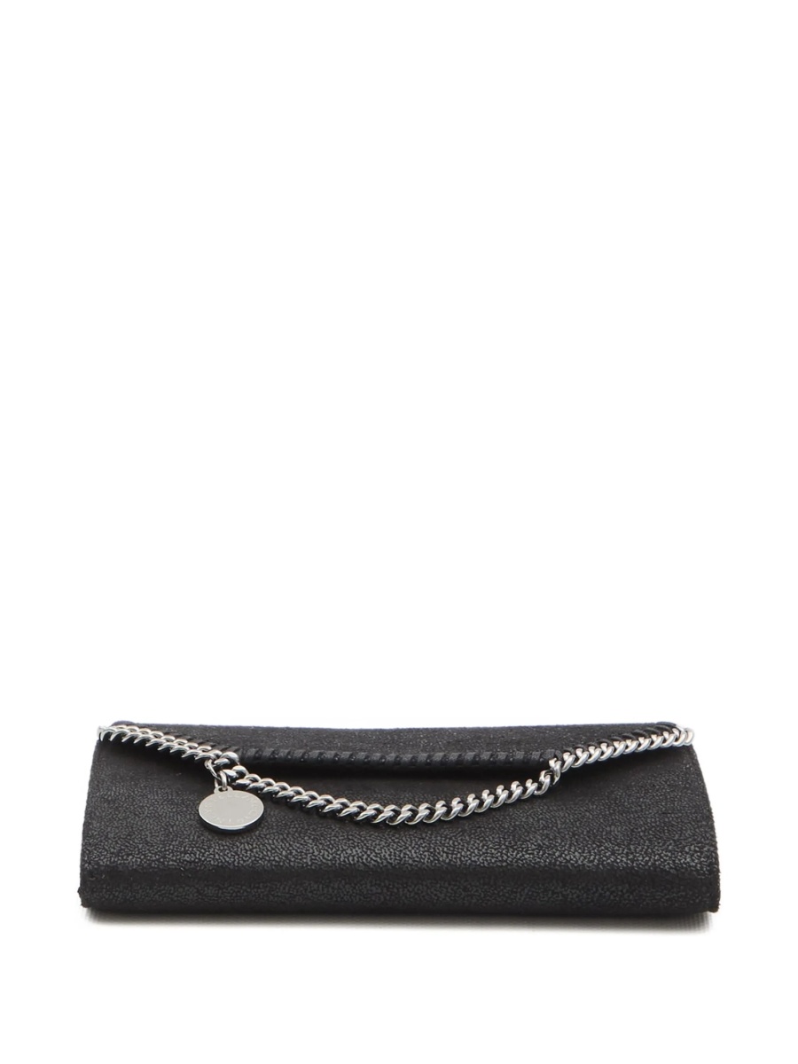 Geanta tip postas Stella McCartney falabella neagra din polyester - Img 3