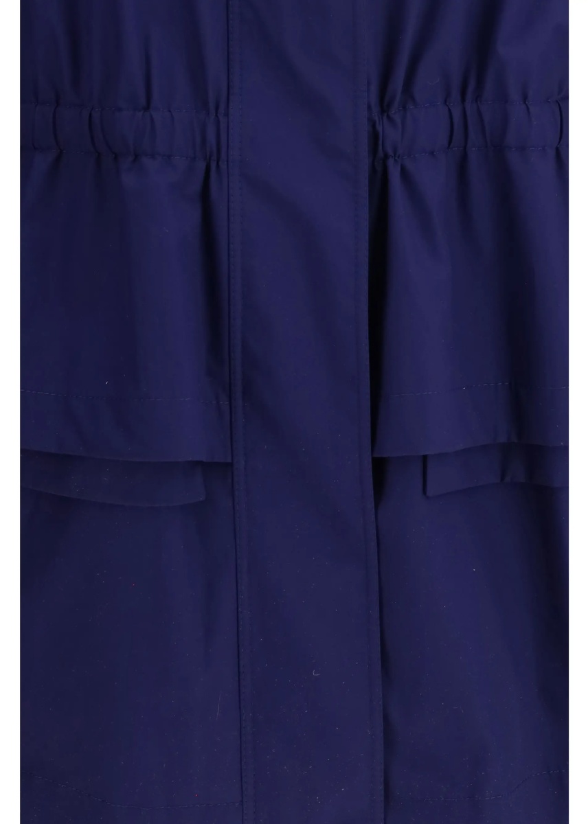 Geci Midi poplin Parka Blouson in cotton with logo embroidery - Img 3