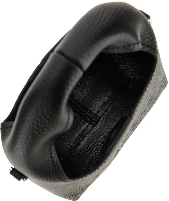 Genti Grained leather micro 'The Sack' bag - Img 3