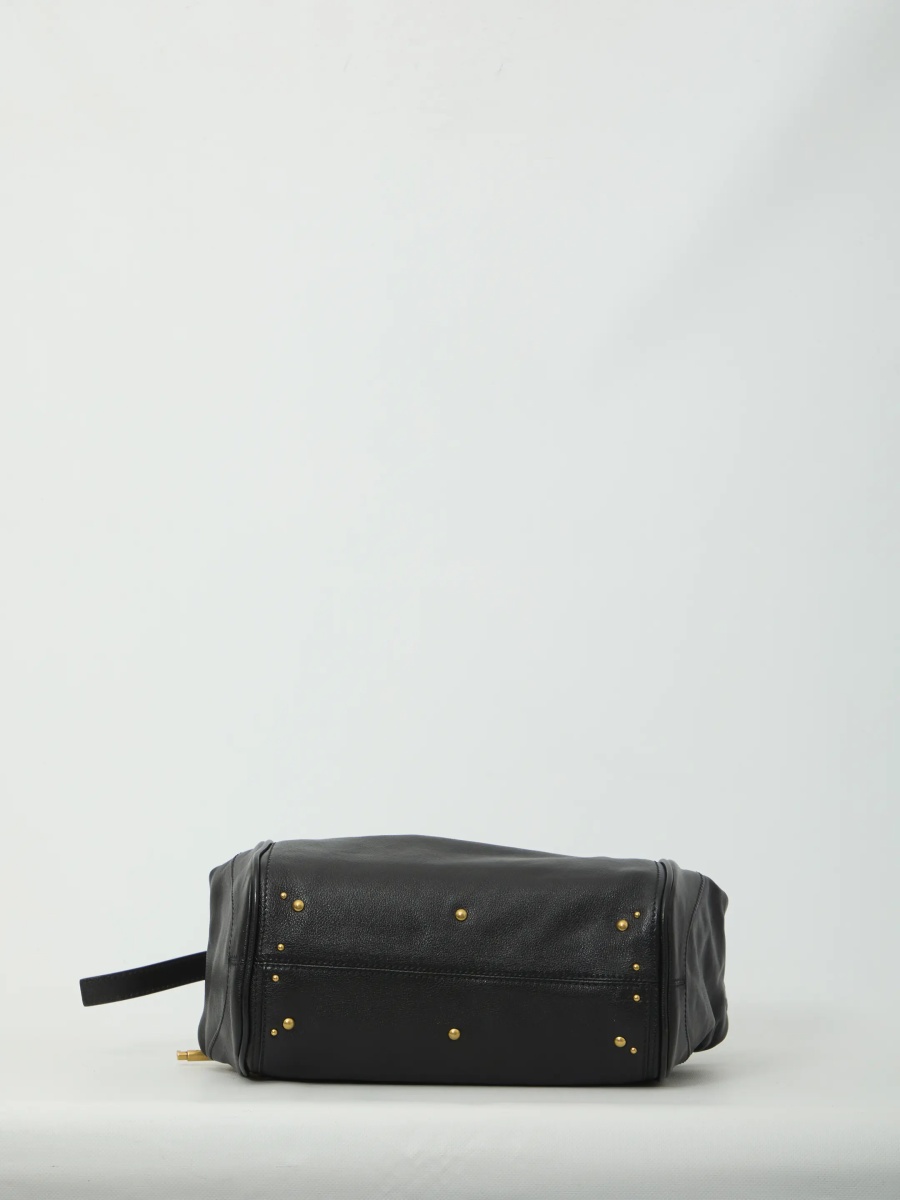 Genti Grained Leather Paddington Crossbody Bag - Img 3