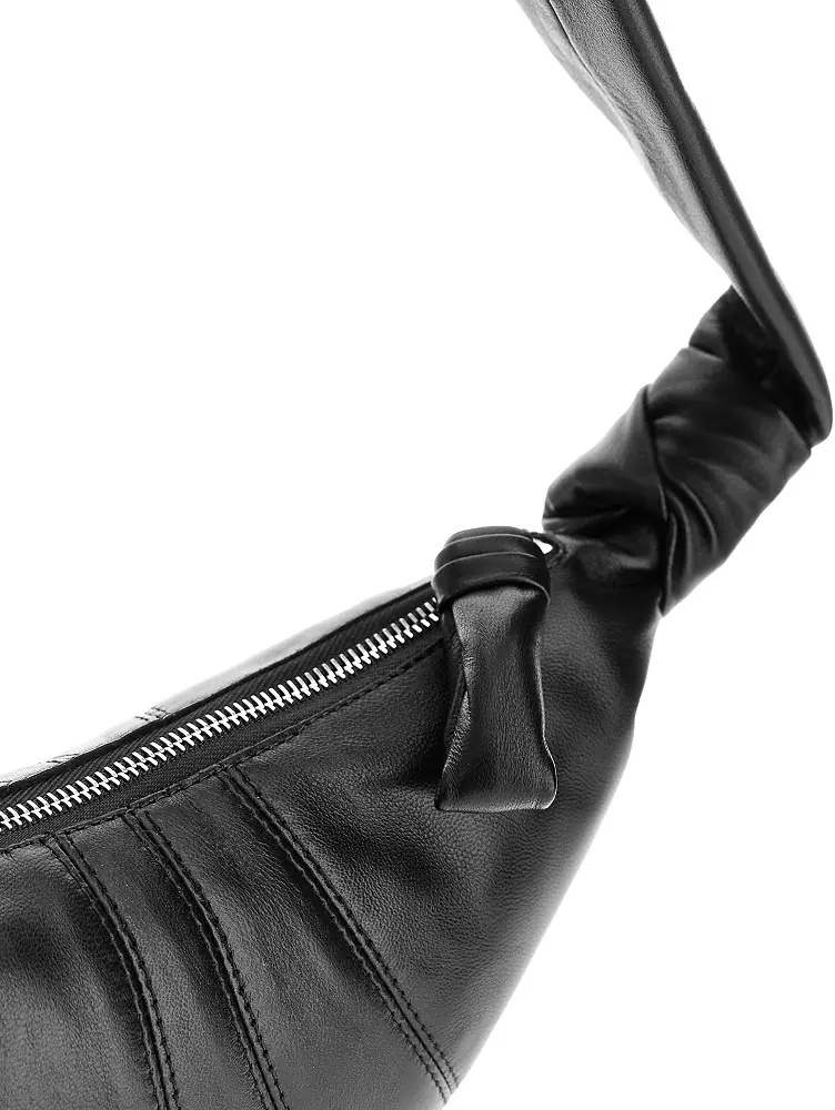 Genti Nappa leather small 'Croissant' bag - Img 4
