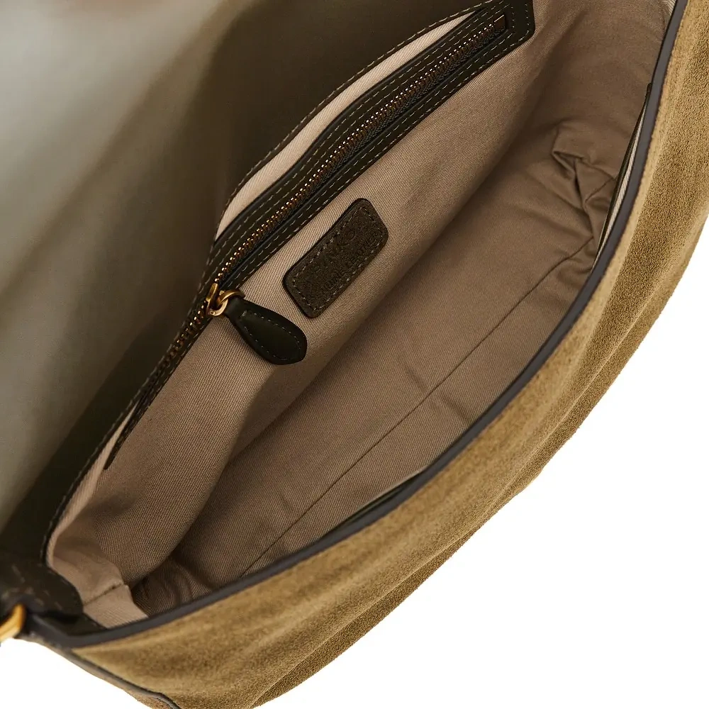 Genti Suede leather medium Love Bag Satchel bag - Img 3