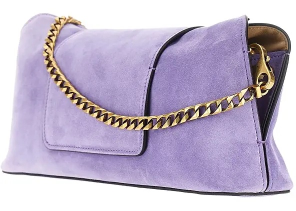 Genti Suede leather 'Vivian' clutch - Img 2