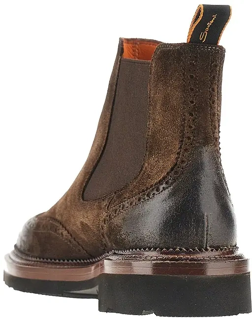 Ghete Suede leather Chelsea boots - Img 3