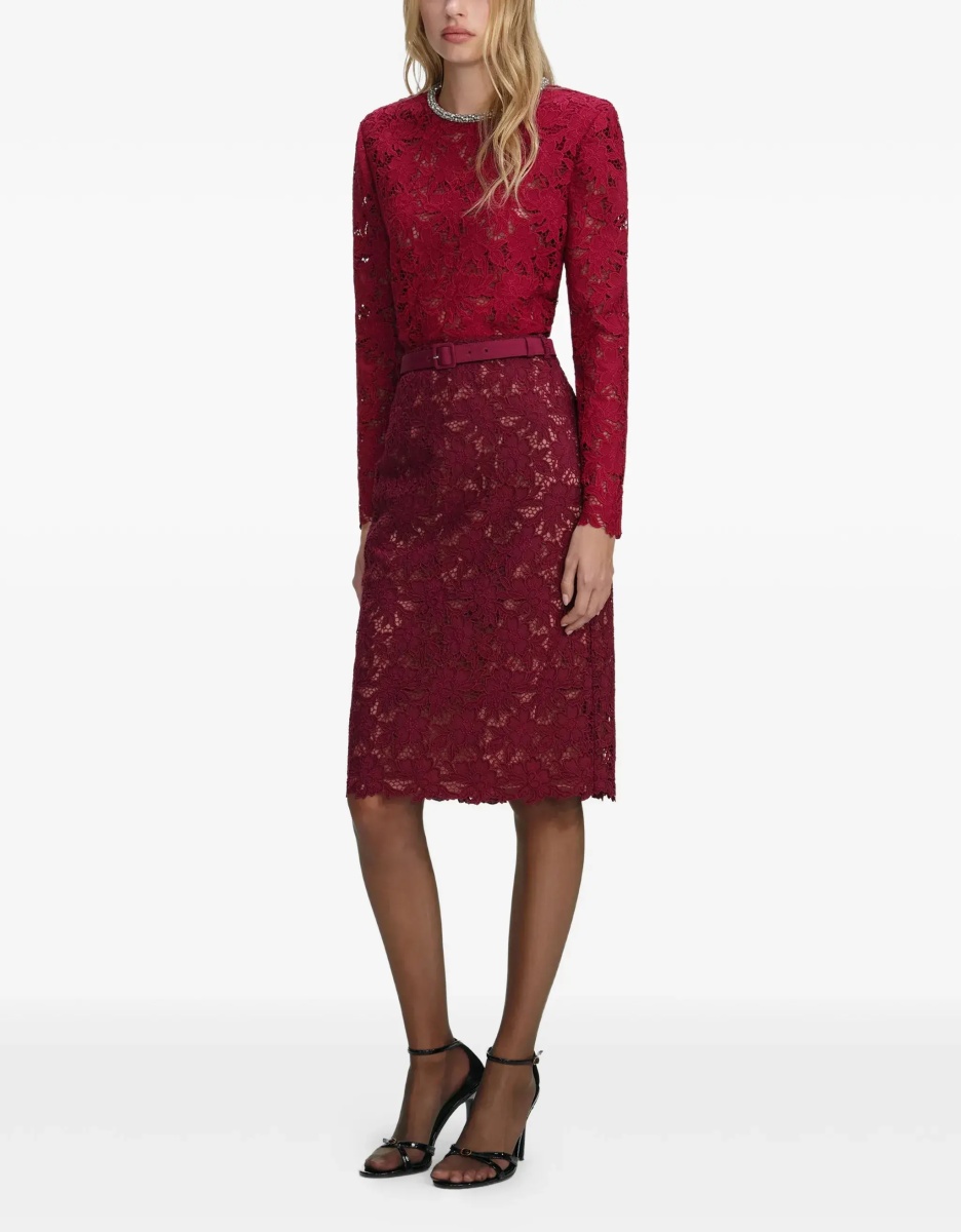Guipure lace midi Skirt - Img 3