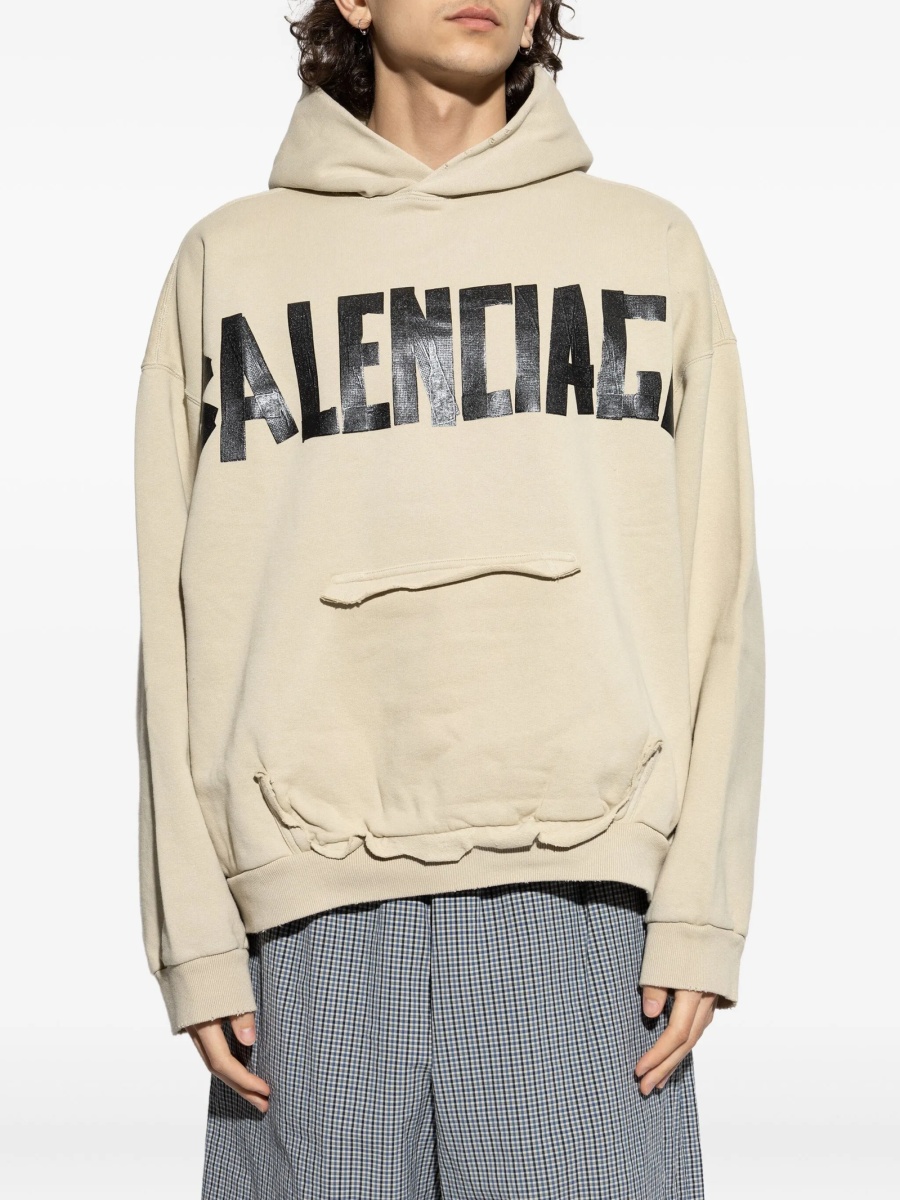 Hanorac Balenciaga neutru - Img 3