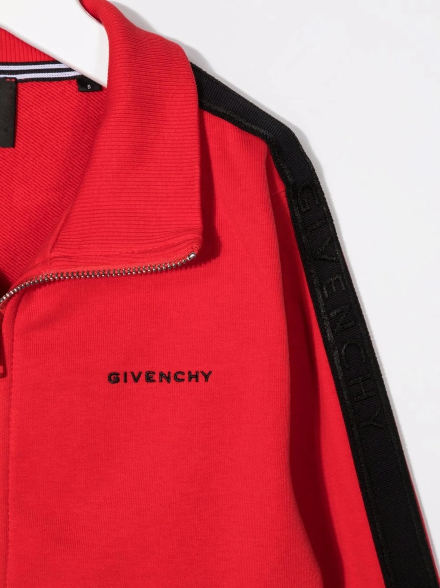 Hanorac Givenchy rosu din polyester si bumbac - Img 3