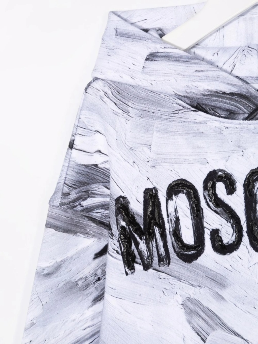 Hanorac Moschino alb - Img 3