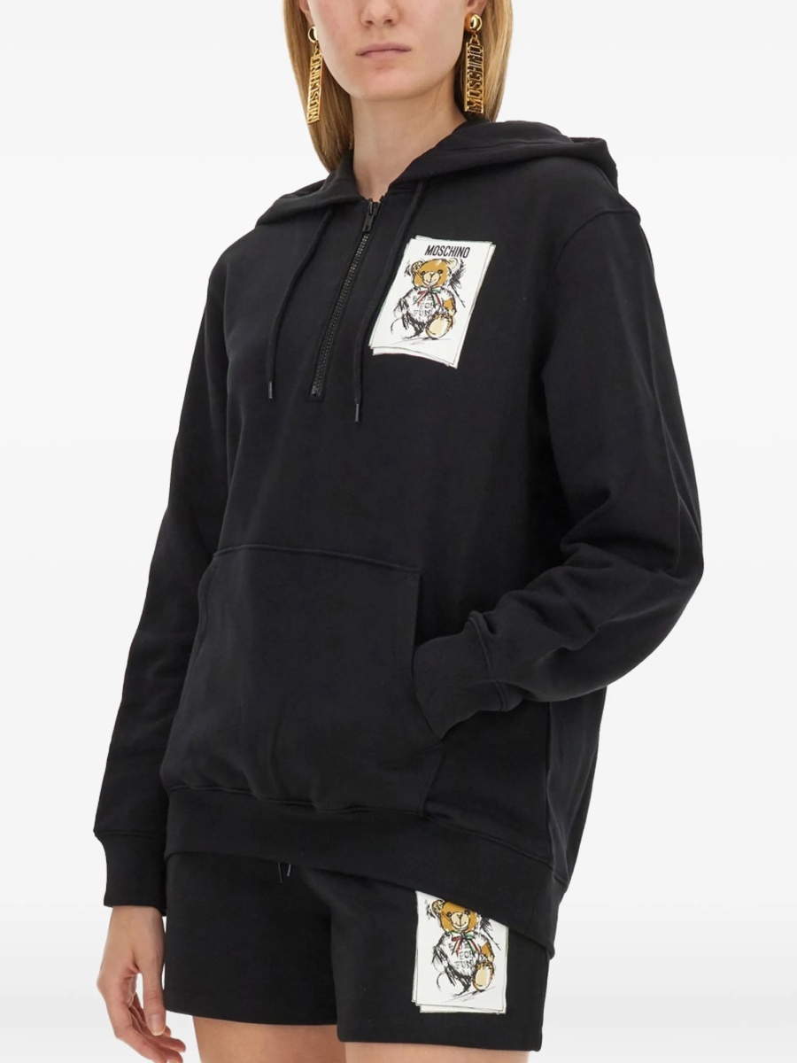 Hanorac Moschino negru - Img 3
