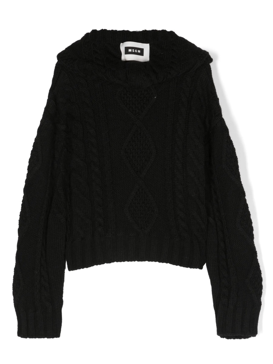 Hanorac MSGM negru - Img 2