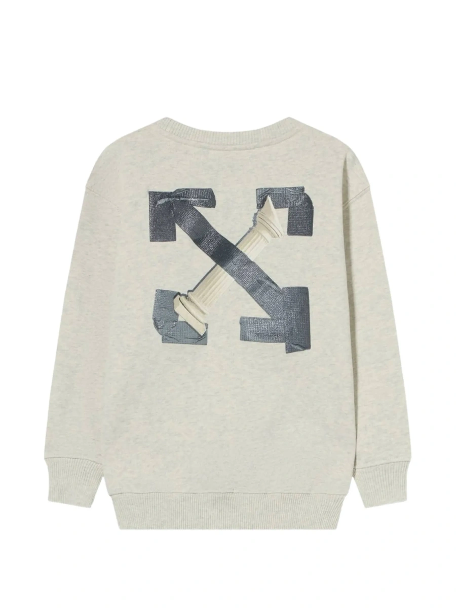 Hanorac Off-White gri - Img 2