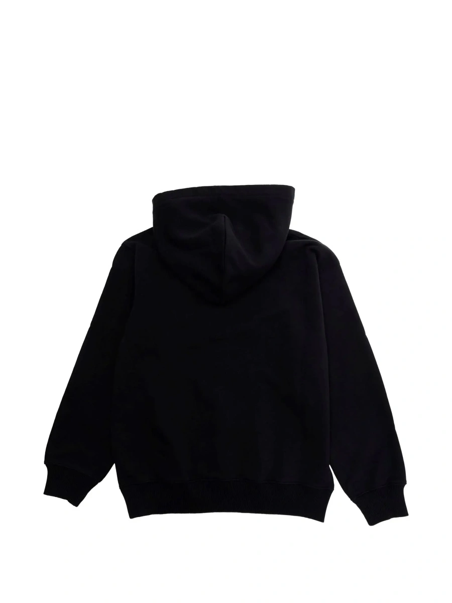 Hanorac Off-White negru din bumbac - Img 4