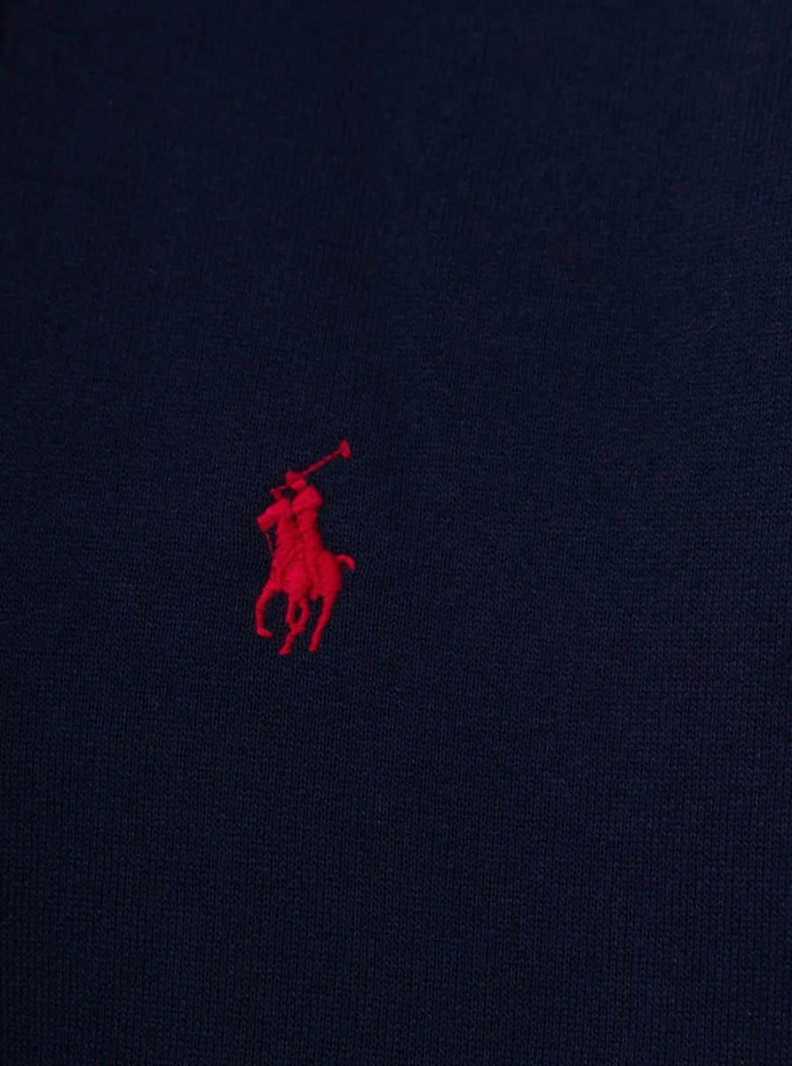 Hanorac Ralph Lauren albastru din bumbac - Img 3