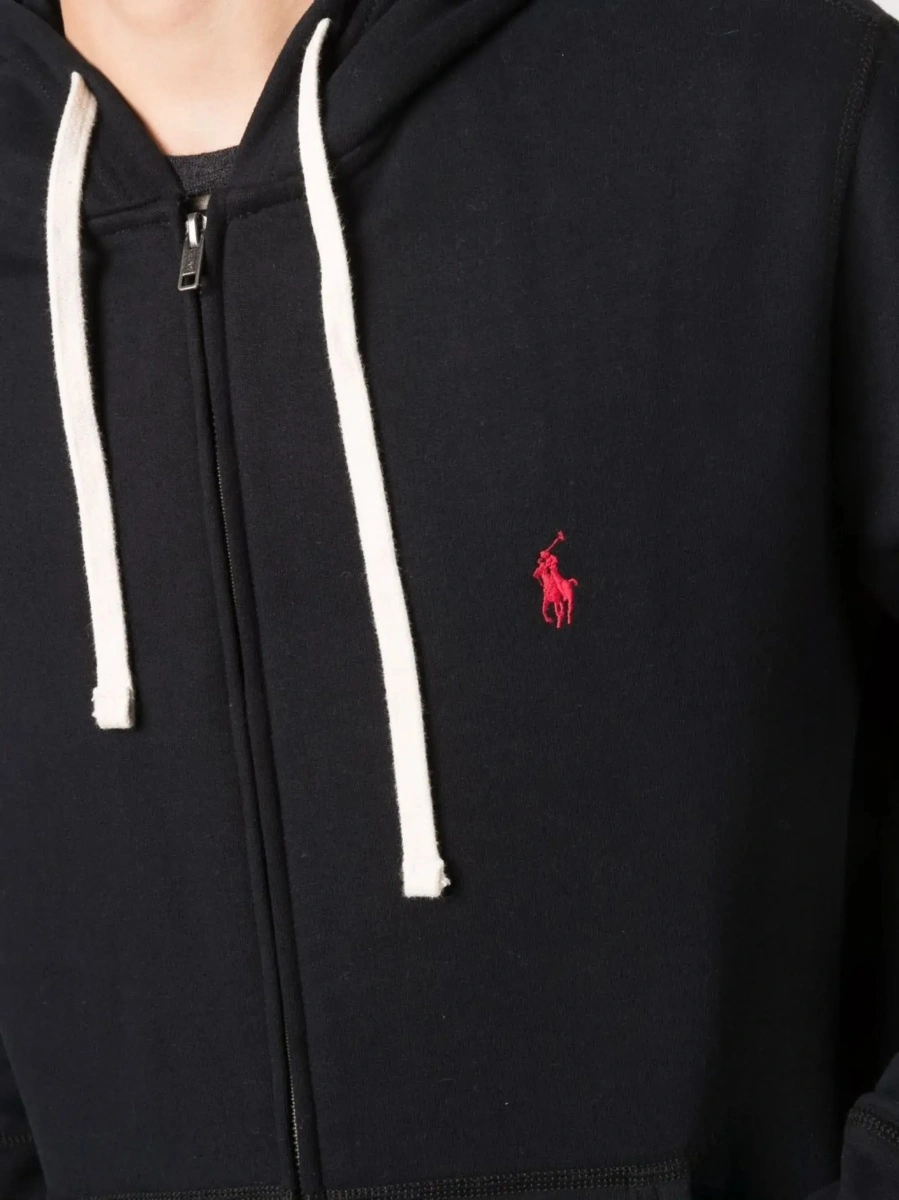 Hanorac Ralph Lauren negru din bumbac - Img 7