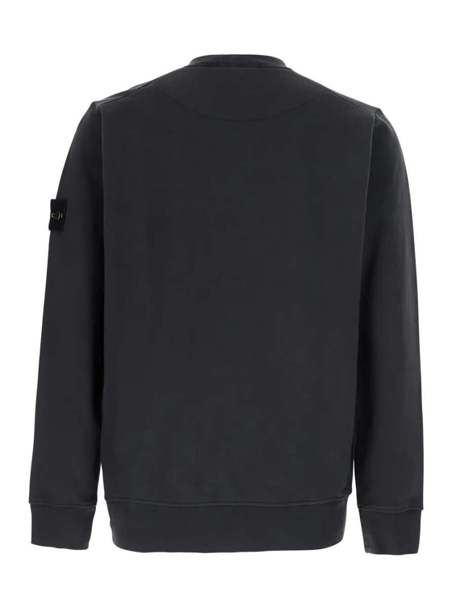 Hanorac Stone Island gri din bumbac - Img 2