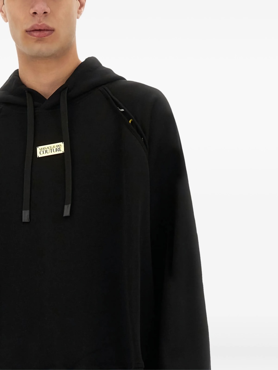 Hanorac Versace Jeans Couture negru - Img 4