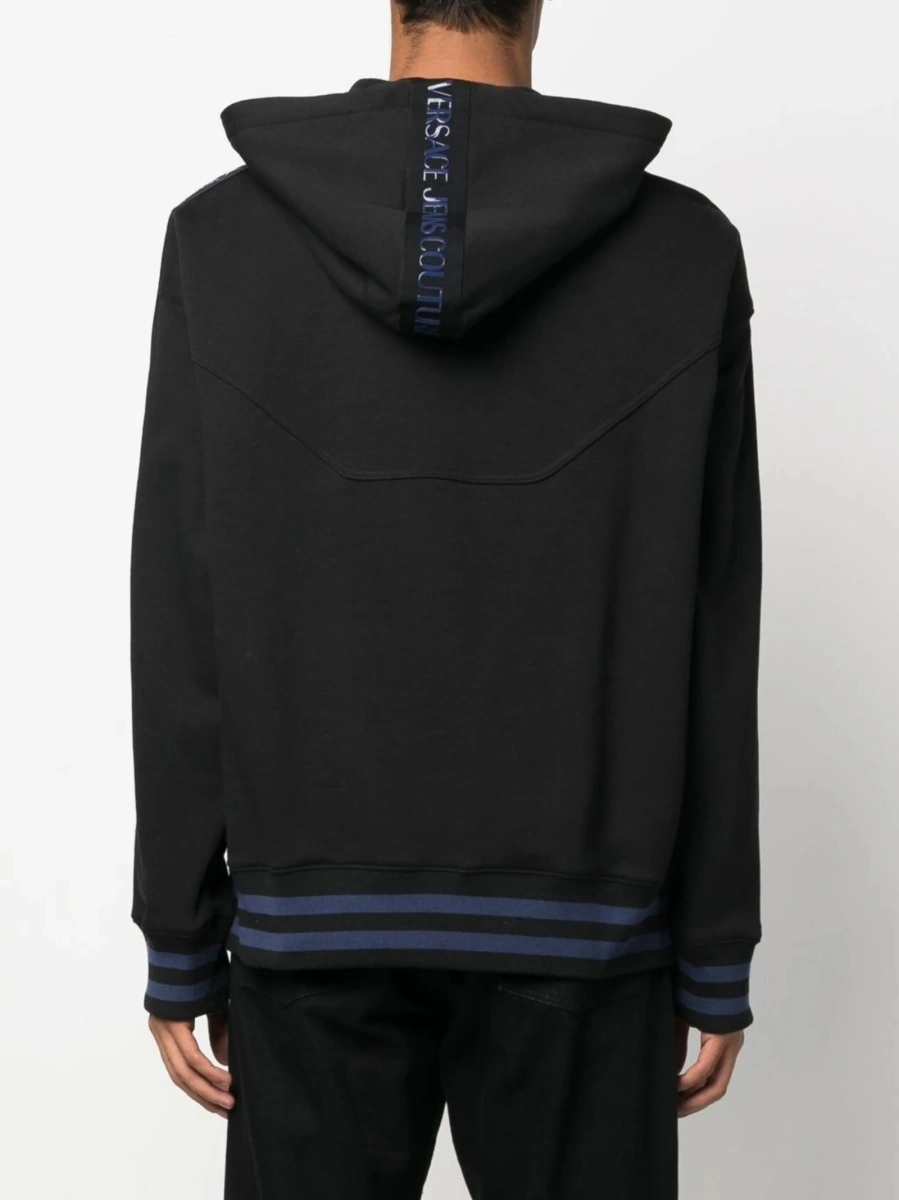 Hanorac Versace Jeans Couture negru - Img 4