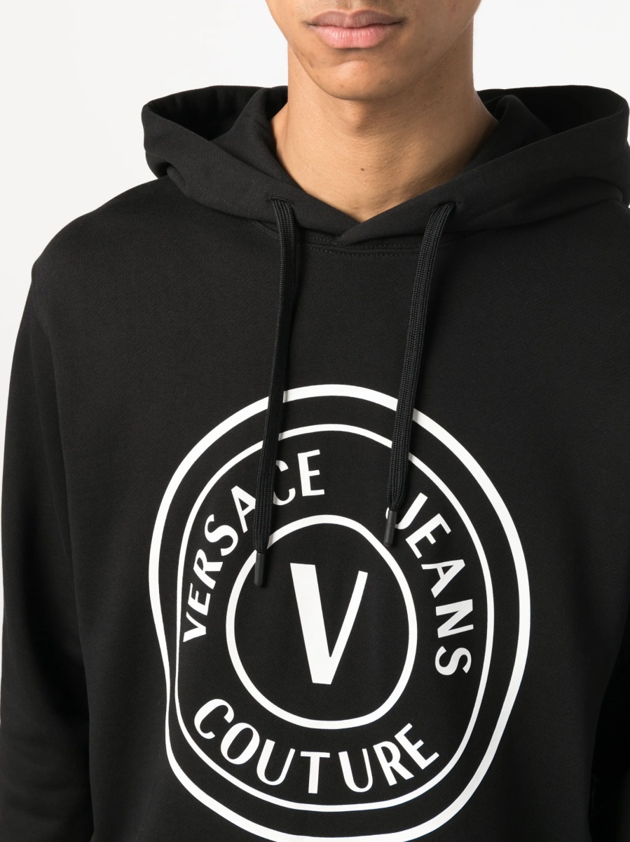 Hanorac Versace Jeans Couture negru - Img 5