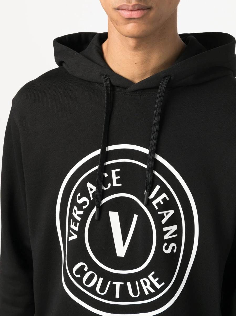 Hanorac Versace Jeans Couture negru - Img 5