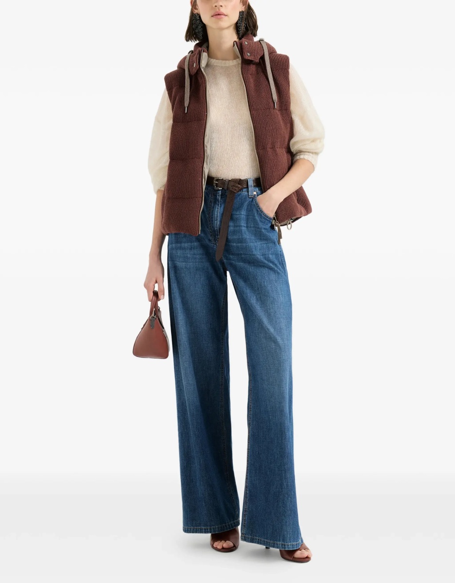 Hooded Down Vest - Img 2