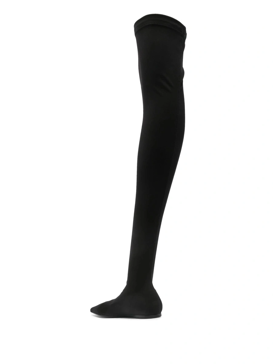 Incaltaminte Dolce &amp; Gabbana neagra din material textil - Img 3