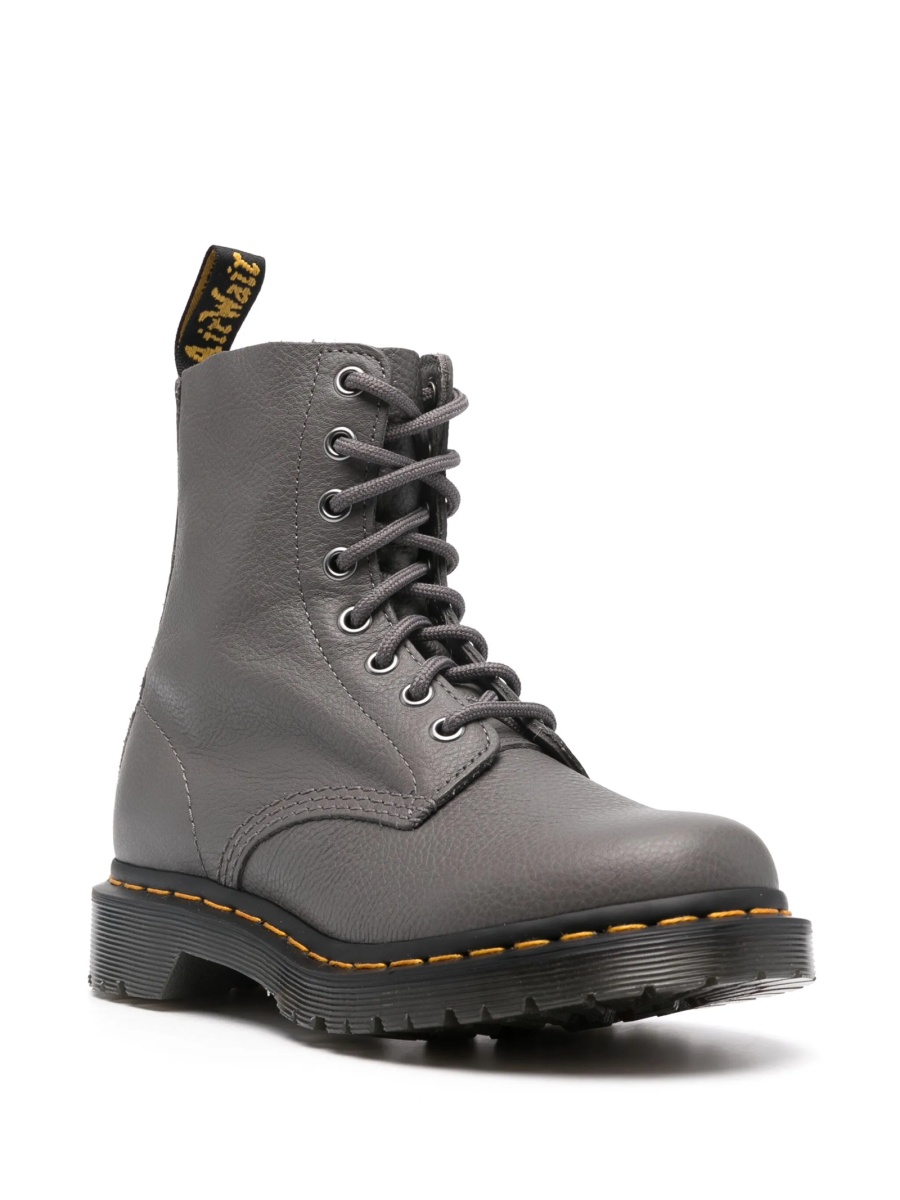 Incaltaminte Dr. Martens gri din piele - Img 2