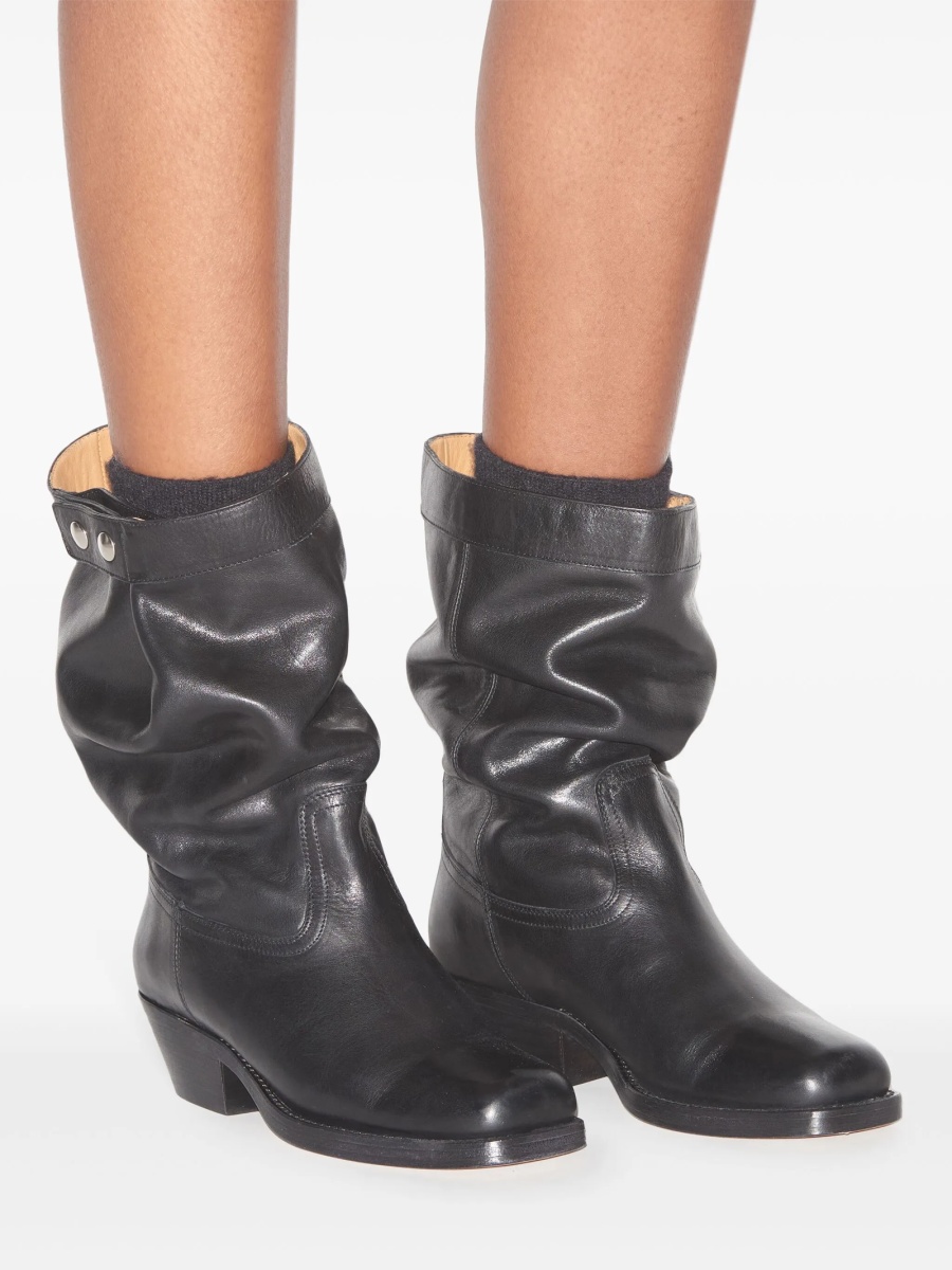 Incaltaminte Isabel Marant neagra din piele - Img 5