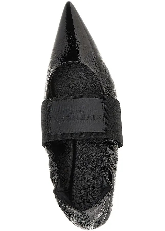 Incaltaminte Naplack leather 'Crush' ballet flats - Img 4