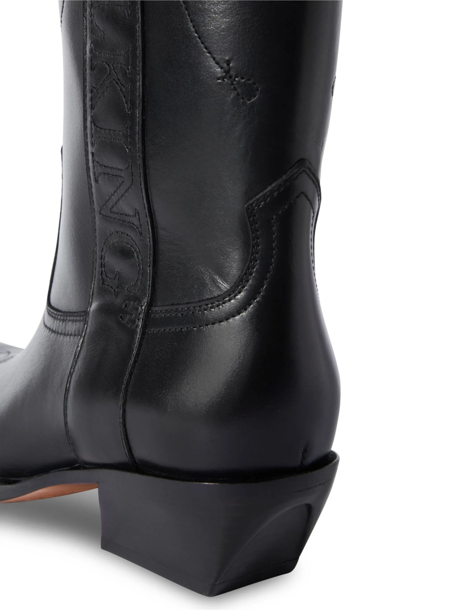 Incaltaminte Off-White neagra din piele - Img 4