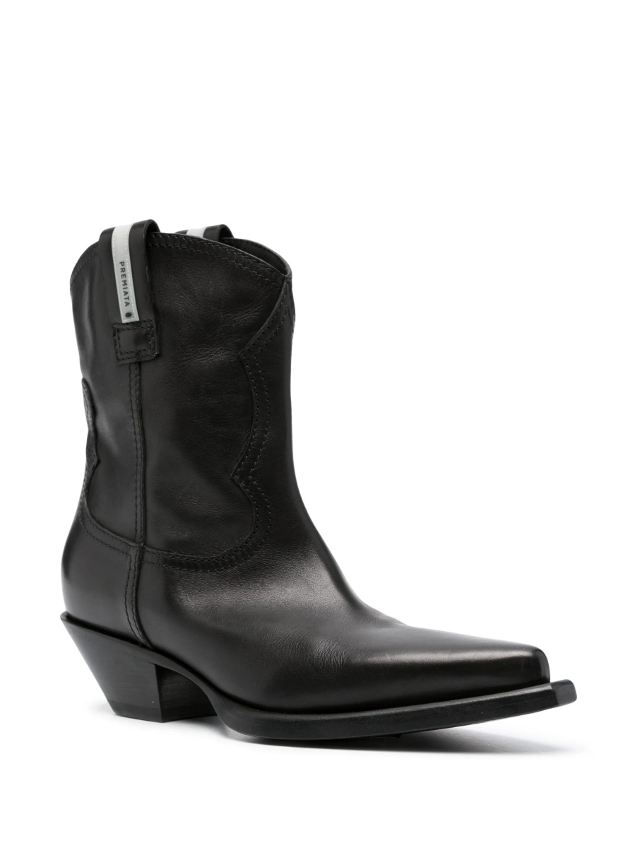 Incaltaminte Premiata neagra din piele - Img 2