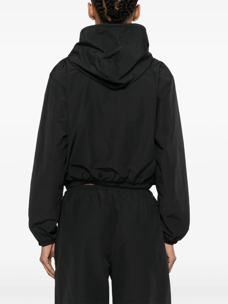 Jacheta Alexander Wang neagra din poliamida si bumbac - Img 4