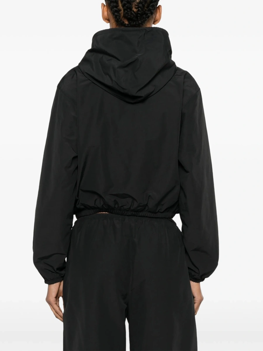Jacheta Alexander Wang neagra din poliamida si bumbac - Img 4