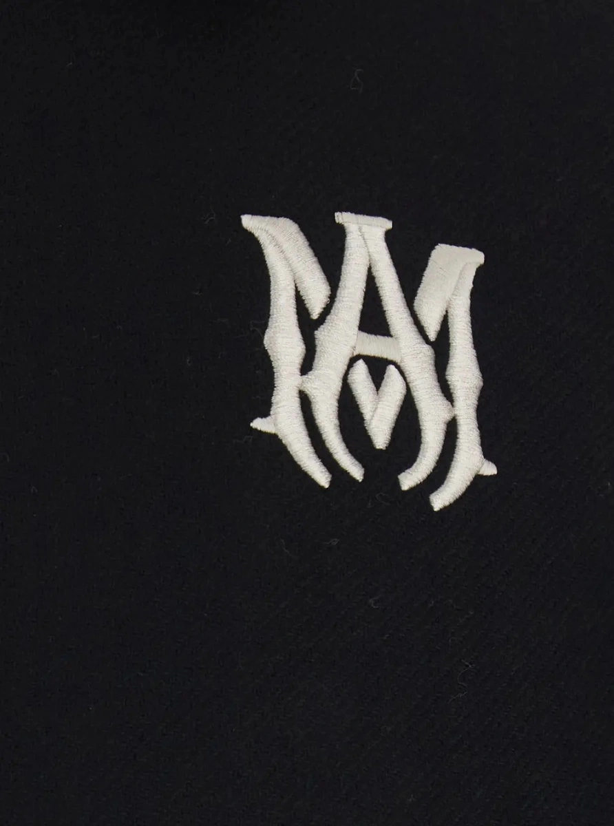 Jacheta AMIRI neagra din lana - Img 3