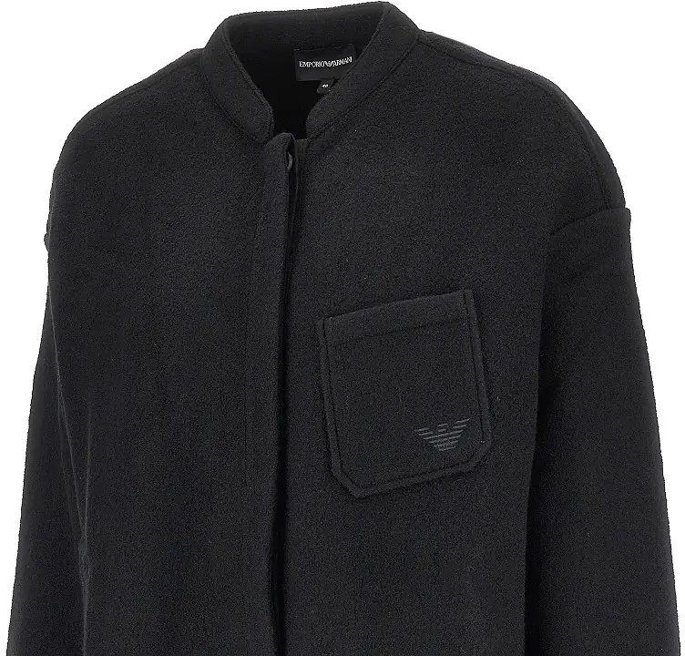 Jacheta Boiled wool oversized overshirt - Img 2