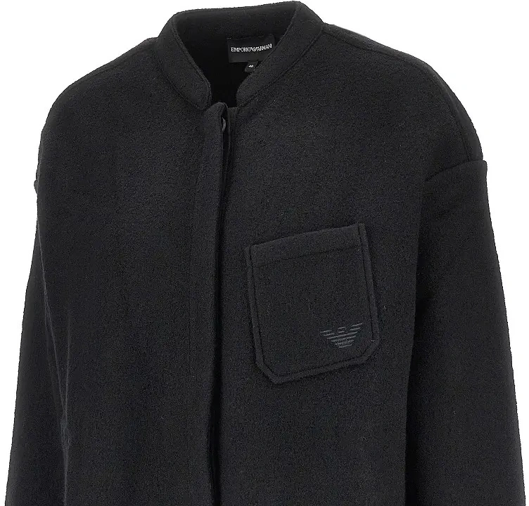 Jacheta Boiled wool oversized overshirt - Img 2