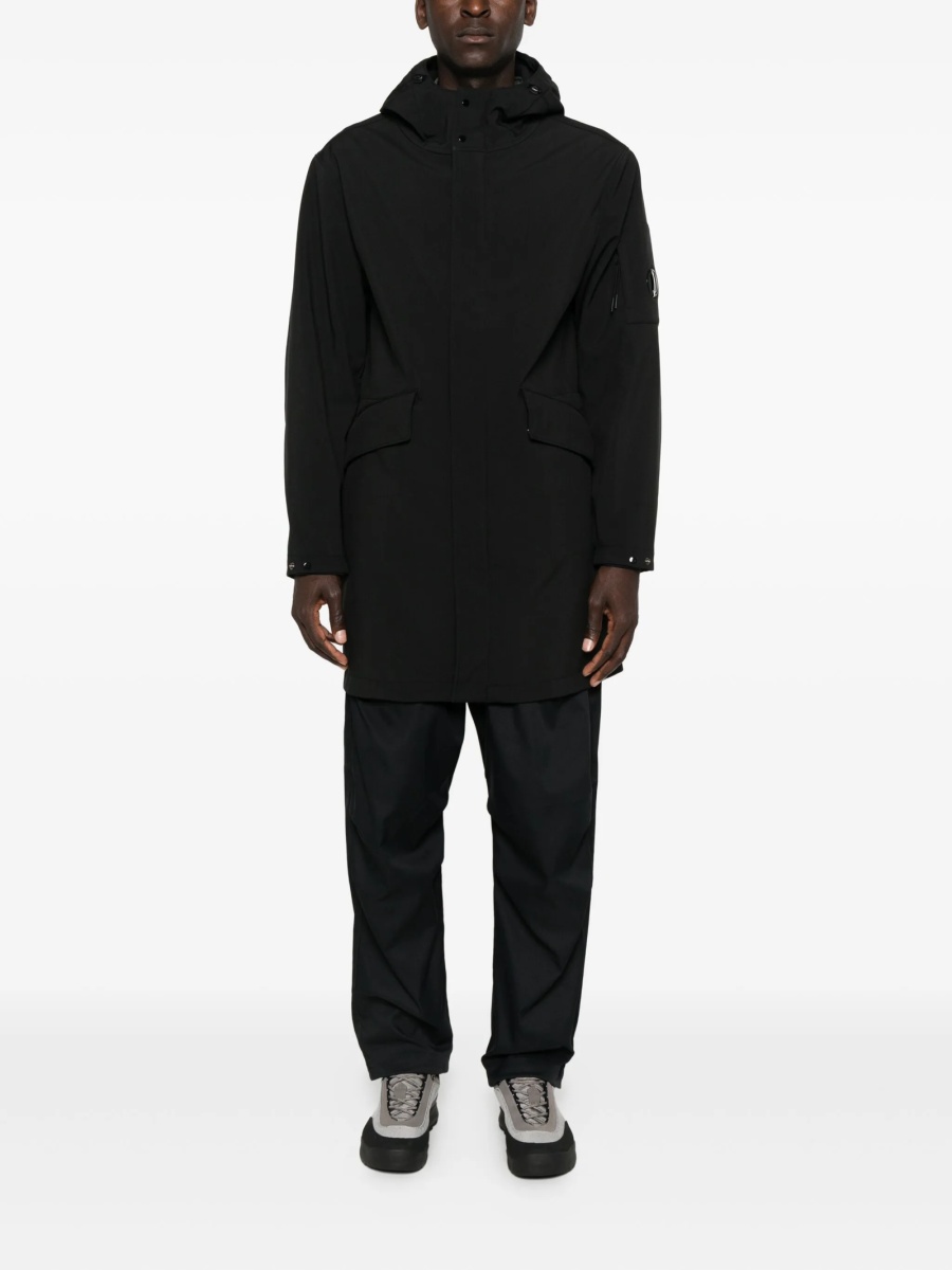 Jacheta C.P. Company neagra din polyester si elastan - Img 2