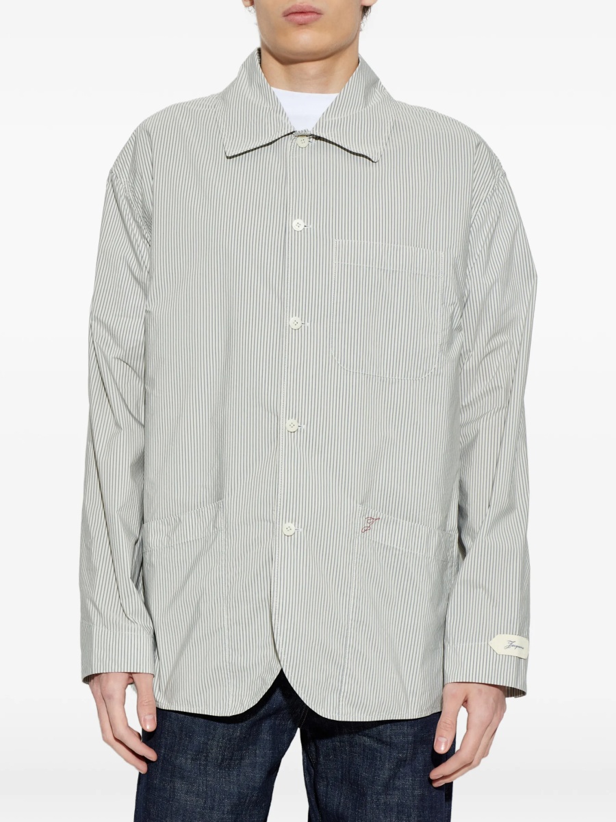 Jacheta camasa JACQUEMUS gri - Img 3