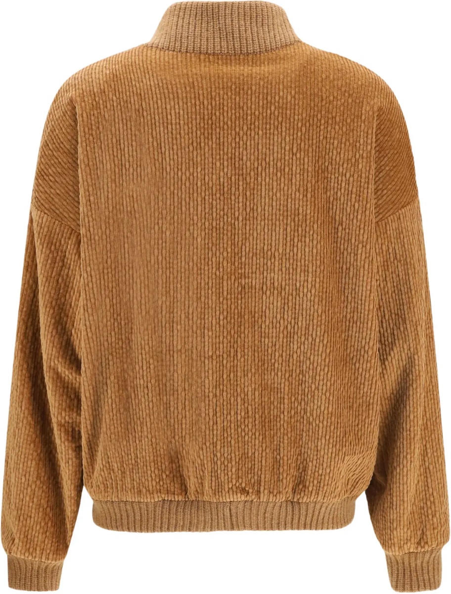 Jacheta Corduroy Jacket with embellished button closure - Img 4