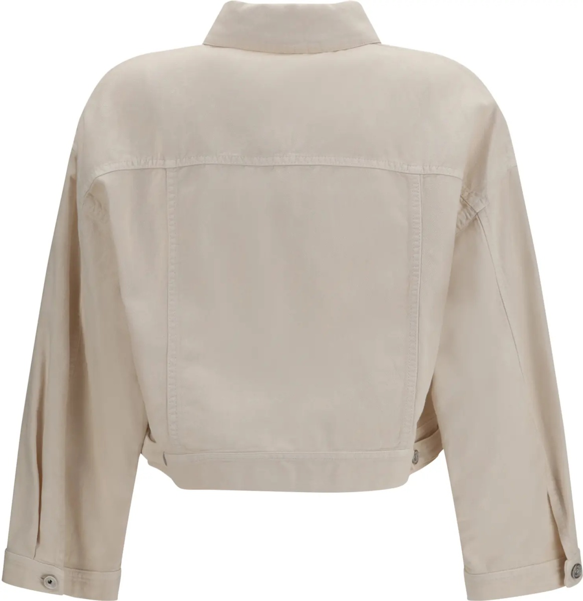 Jacheta Cotton and linen Jacket with monili - Img 2