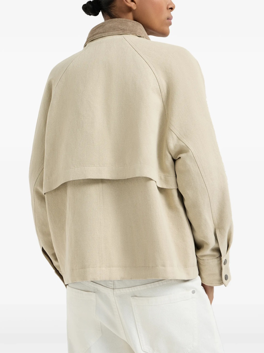 Jacheta Cotton-linen canvas Jacket - Img 4