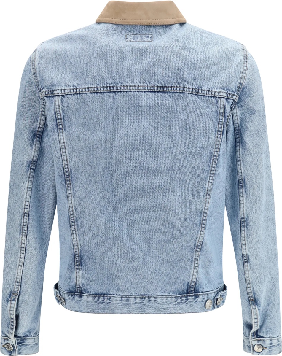 Jacheta Denim Jacket with suede collar - Img 2