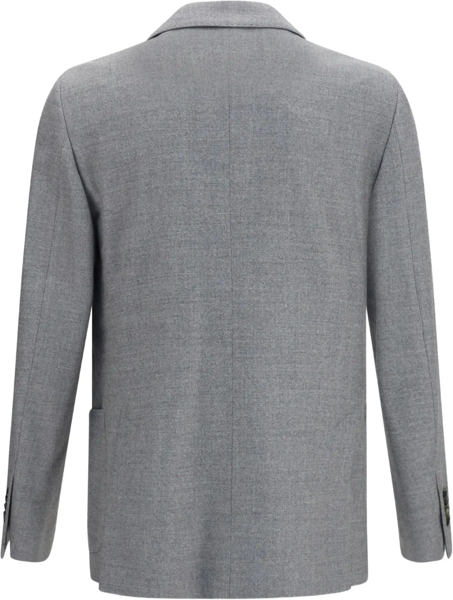 Jacheta Double-breasted wool-blend Jacket - Img 4