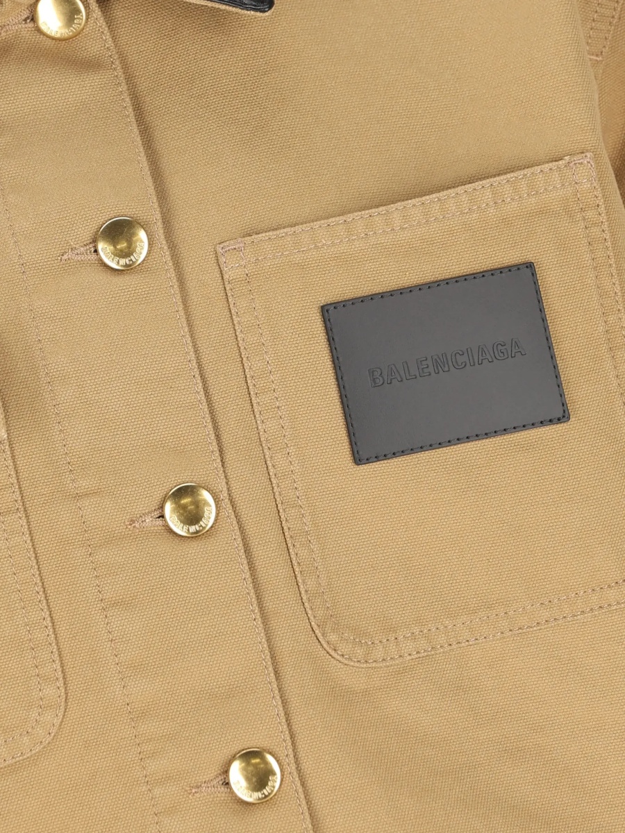 Jacheta Heavy cotton cropped Jacket - Img 5