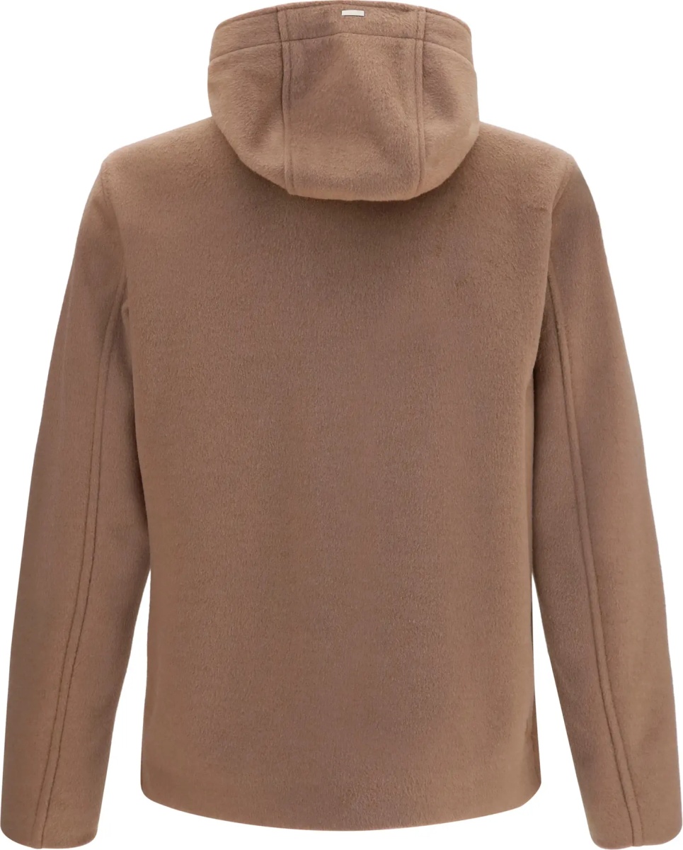 Jacheta Hooded button-front Jacket - Img 2