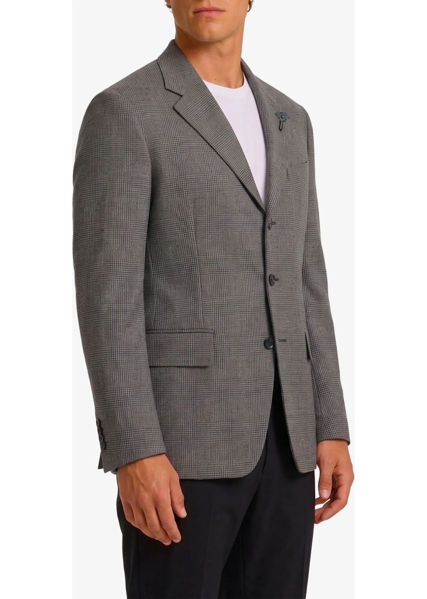 Jacheta Le Origini Single-Breasted Virgin Wool Jacket - Img 2