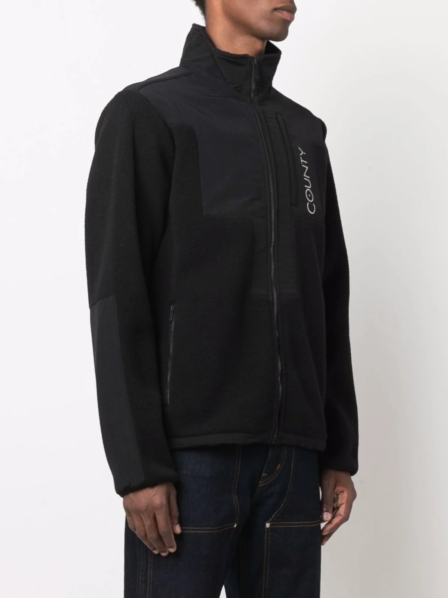 Jacheta Marcelo Burlon neagra - Img 3