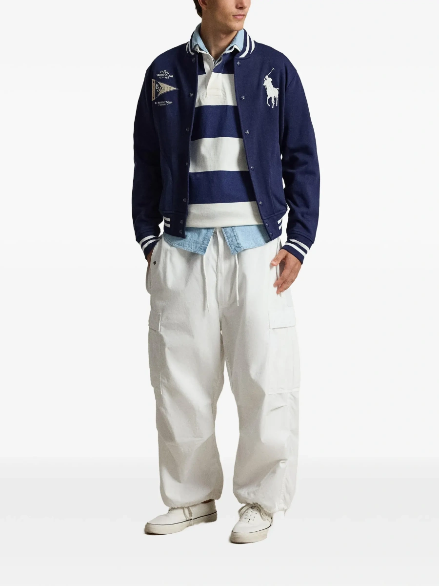 Jacheta Ralph Lauren albastra din bumbac - Img 4