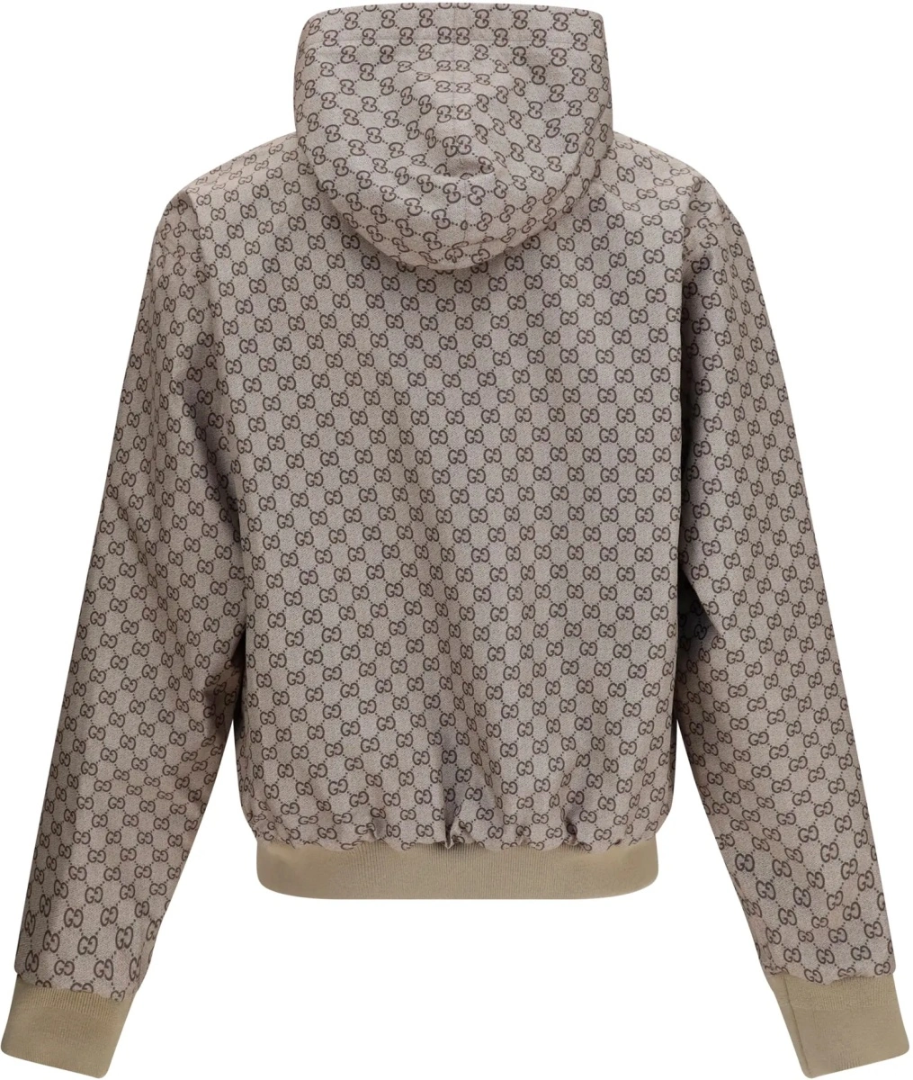 Jacheta Reversible zip Jacket in cotton - Img 4